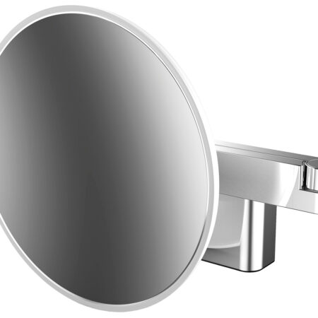 ALVA Varia Kosmetikspiegel 3-fach LED-Beleuchtung, Ø20,9cm,Gelenkarm,Chrom
