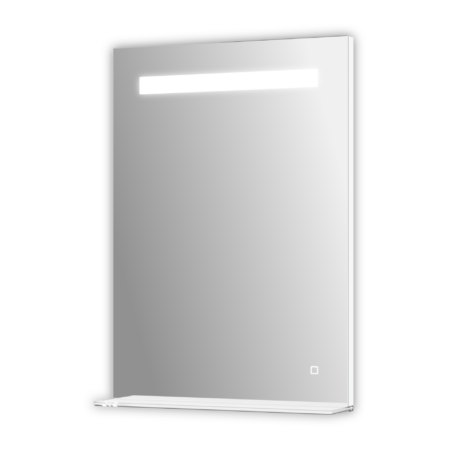 ALVA Varia Lichtspiegel mit beleuchteter Ablage, 50x70cm, Touchschalt. LED 6,5W