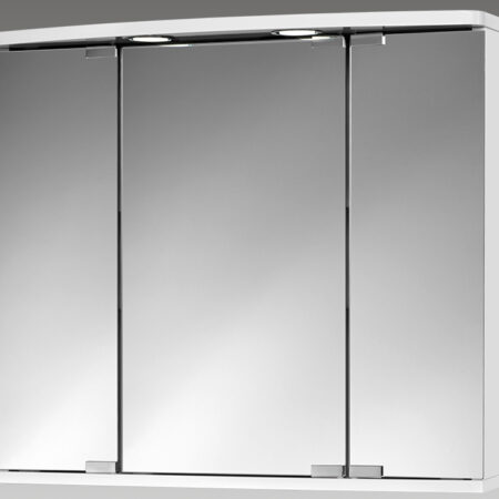 ALVA Varia Spiegelschrank 68x60x22cm, LED-Spots, Weiß