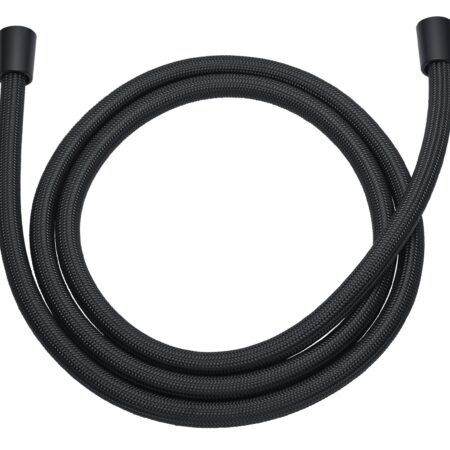 ALVA Era PVC-freier Brauseschl. 180cm Flexibel, Verdrehsicher,1/2",Schwarz Ma.