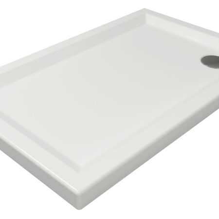 ALVA Una 1.0 Acryl Brausetasse 90x75x6,5cm, Weiß ohne Füße