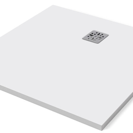 ALVA Ora 1.0 Mineralguss Brause- tasse, 90x90x3cm, Weiß