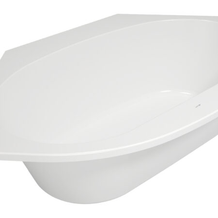 ALVA Idea 1.0 Acryl Wanne Eck-Duo ohne Ecke, 140x140cm, Weiß ohne Füße