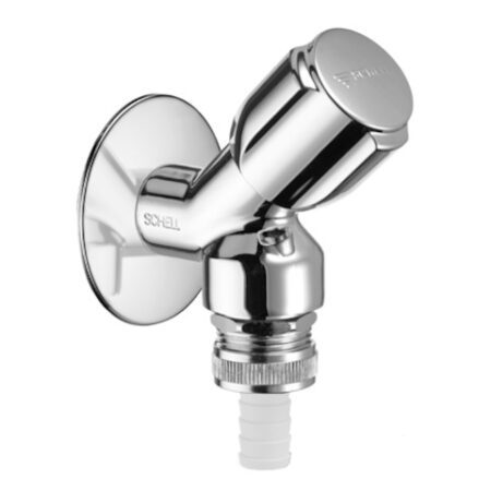 ALVA Varia Geräteschrägsitzventil 1/2",m.RV,Belüfter,Schlauchversch.,chrom
