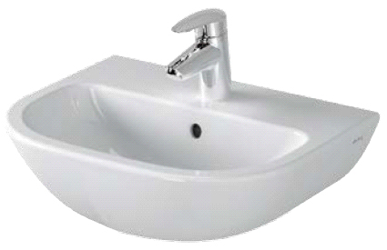 ALVA Amoa Handwaschbecken 45x36cm, Weiß
