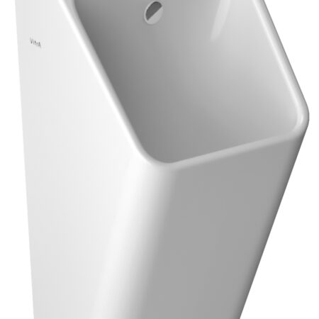 ALVA Amoa Urinal spülrandlos,eckige Form, Zulauf und Abgang hinten, Weiß