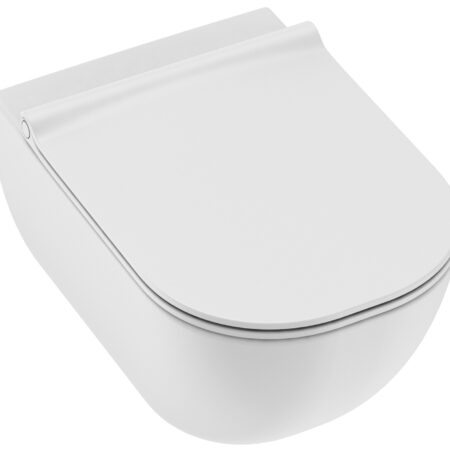ALVA Idea Wand-WC Tiefspüler spülrandlos, Weiß