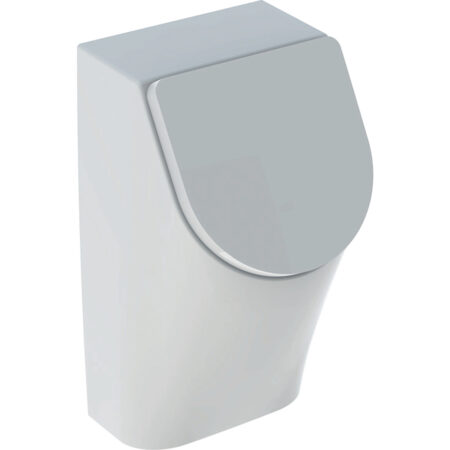 ALVA Prima Urinal mit Deckel Zulauf hinten, verdeckte Befest.Weiß