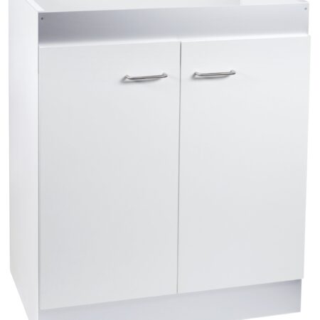 ALVA Varia Unterschrank 2-türig f. Ausg. AQSLVAAB70GFK, 67x49x84,5cm, Weiß
