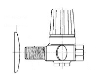 ALVA Una Druckreduzier-Ventil 1/2" Chrom