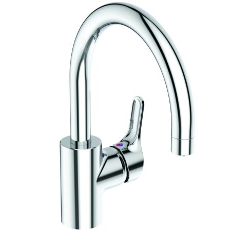 ALVA Una Spültischarmatur Niederdruck, hohe Ausführung, Chrom
