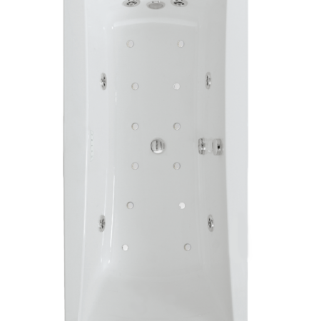 ALVA Spa Whirlwanne Duo 180x80cm, System Premium, Weiß