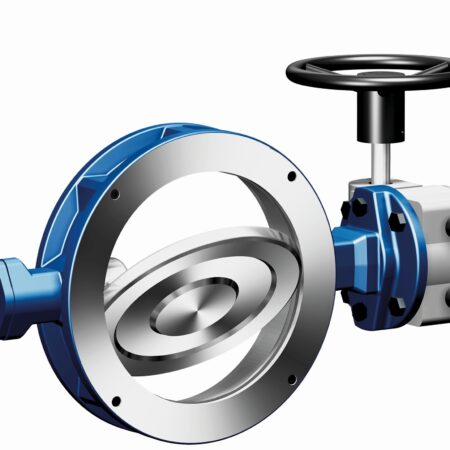 ARI ZEDOX Doppelexz. Zw.Fl.Klappe PTFE PN16/25 Disc 1.4408 Geh.1.0619DN100,Getr