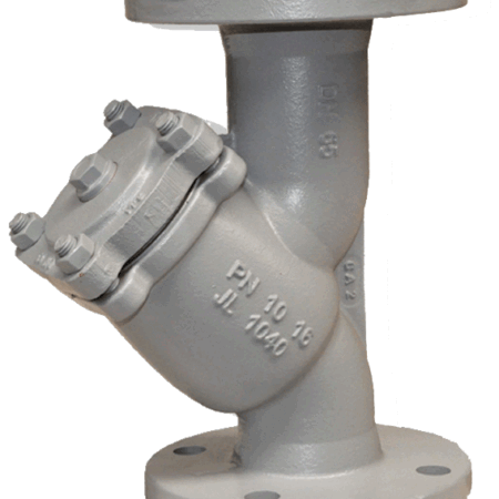 Schmutzfänger Y-Typ 2846 DN80 PN6 EN-JL1040 MW1,18mm 1.4301 BL:R1 +Entl.