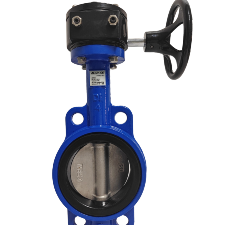 ALVA ZW-FL-Absperrklappe DN200 PN10/PN16 GGG Scheibe: D.I. vern. Sitz:EPDM Getr.