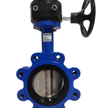 ALVA Anfl-Absperrklappe-L DN300 PN16 GGG Scheibe:1.4408 Sitz:EPDM Getr.