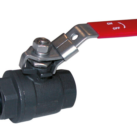 ALVA Stahlkugelh. M3 2tlg IG 1/2" PN63 voll. DG 1.0619 sperrb. Hebel
