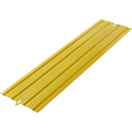 ALVA Kabelabdeckplatte 1m PVC gelb 250mm Achtung Kabel