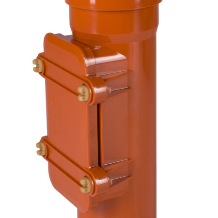 ALVA PVC -Kanal Putzstueck DN 100 mit rechteckigen Deckel