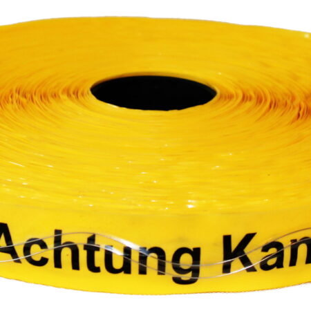 ALVA Ortungsband Nr.6, gelb, Rolle 250m 40x0,15mm, Achtung Kanalleitung