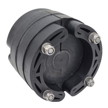 ALVA RDF univ.DN100/18-20-63 PA6 geteilt B=1x40mm EPDM Schr. V2A Muttern V4A