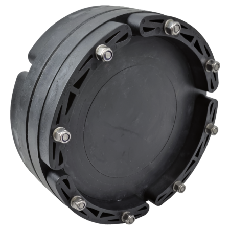 ALVA RDF univ. DN200/110-160 geteilt B=1x40mm EPDM Schr. V2A Muttern V4A