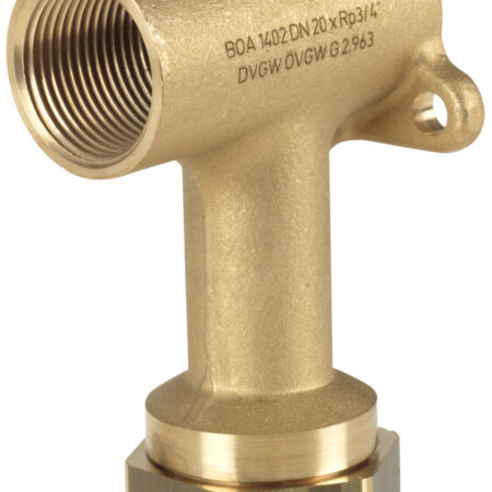 BBA GAZ PLT Endfitting DN25 (1") x, Wandauslass DN20 (3/4")