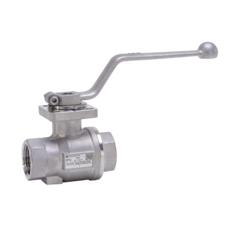 Gewinde-Kugelhahn Edelstahl 87E-1/2"-DVGW-G IG/IG PN16