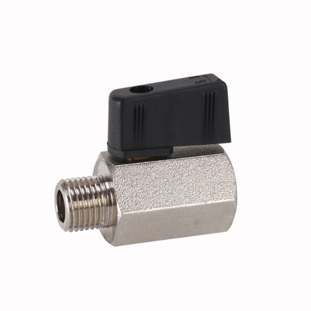 Mini-Kugelhahn Messing 93501-1/4" IG/AG PN30