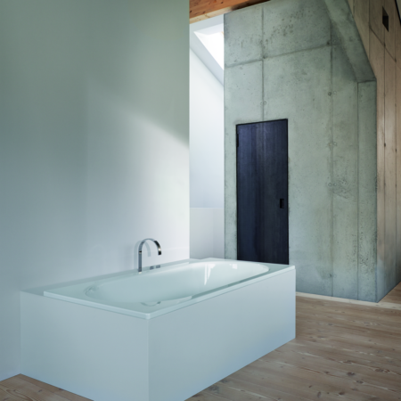 BetteStarlet, 1800x800x420 mm, Weiß, glasierter Titan-Stahl, Badewanne, Einbau, Unterbau, Rechteck, 2-Sitzer Badewanne