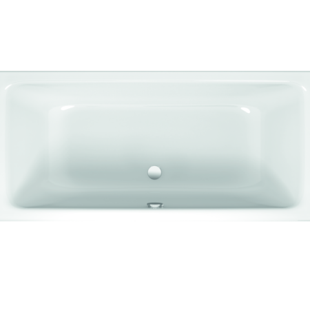 BetteSelect Duo, 1800x800x420 mm, Weiß, glasierter Titan-Stahl, Badewanne, Einbau, Unterbau, Rechteck, 2-Sitzer Badewanne