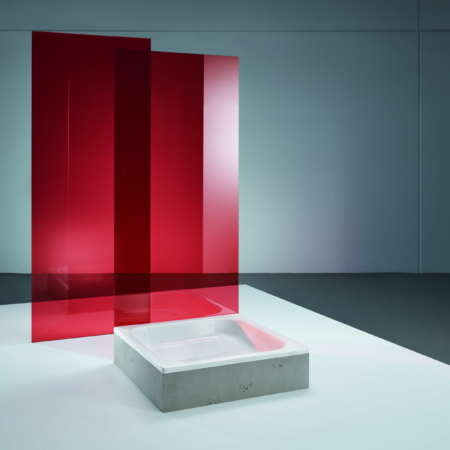 BetteQuinta 700 × 700 × 150 mm, Weiß, glasierter Titan-Stahl, Rechteck