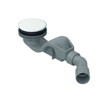 BetteSolid 50, seitlich - 0,6 l/s, Ab- und Überlauf, Duschwanne, Duschfläche, 415x120x68 mm, Weiß, Kunststoff, glasierter Titan-Stahl