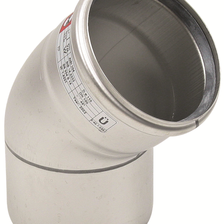 Rohrbogen 45 Gr.Wkst.1.4301 110mm