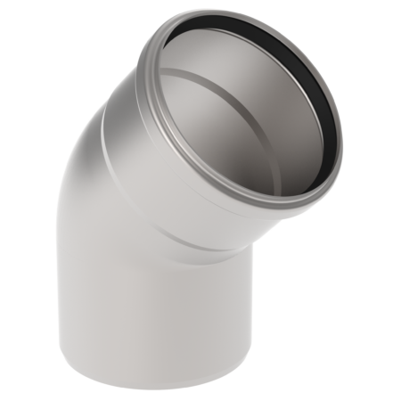 BLÜCHER EuroPipe 45Gr.Rohrbogen 1.4404, 110 mm