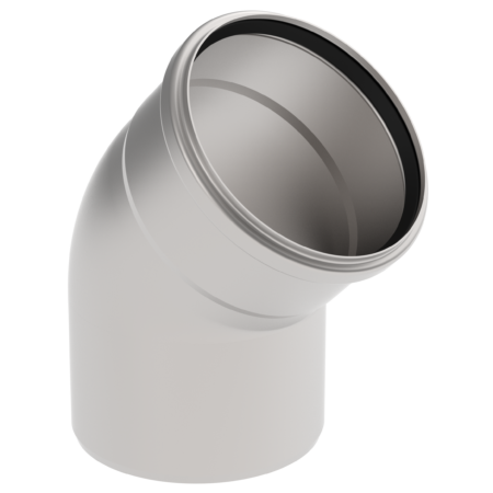 BLÜCHER EuroPipe 45Gr.Rohrbogen 1.4301, 160 mm