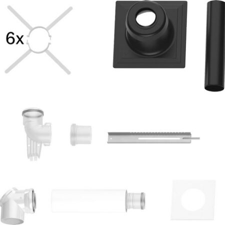 BOSCH Grundbausatz C93x, d:80/125, FC-Set80-C93