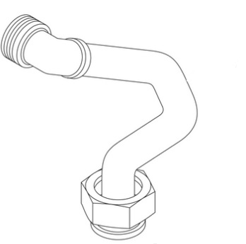 BOSCH Ersatzteil TTNR: 87160108570, Rücklaufrohr