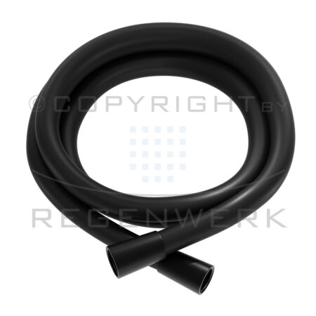 Regenwerk Passion Brauseschlauch DVGW, 125 cm, schwarz matt