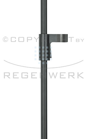 Regenwerk Passion Brausestange softedge mit Tastgleiter, schwarz