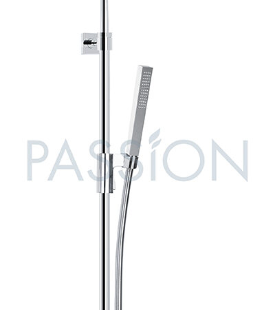 Regenwerk PASSION Duschsäule, eckig Ab-und Umstellventil, KB 250 mm