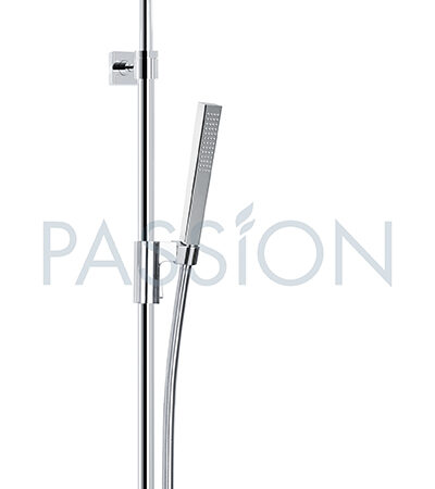 Regenwerk Passion Duschsystem Softedge m. Thermostat, inkl. KB, 300 mm