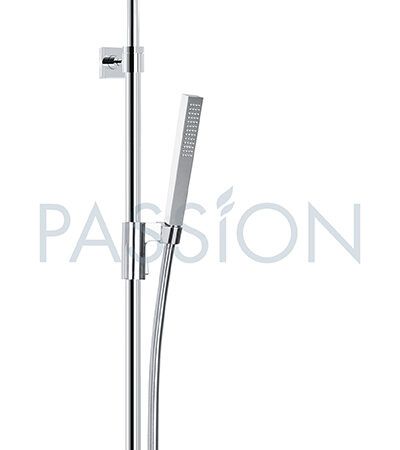 Regenwerk PASSION Duschsäule, eckig Ab-und Umstellventil, KB 300 mm