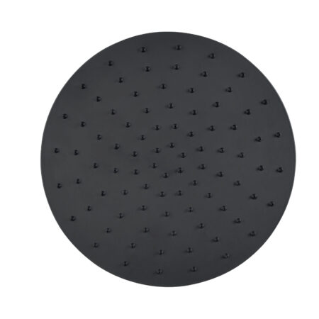 Regenwerk Passion Kopfbrause schwarz, Rund, 250 mm