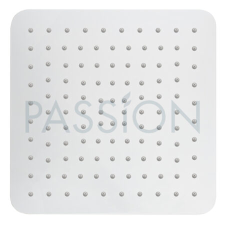 Regenwerk Passion Kopfbrause Edelstahl, Softedge, 250 x 250 mm