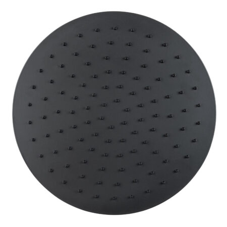 Regenwerk Passion Kopfbrause schwarz, Rund, 300 mm