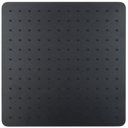 Regenwerk Passion Kopfbrause Edelstahl,Softedge, 400 x 400 mm, schw.