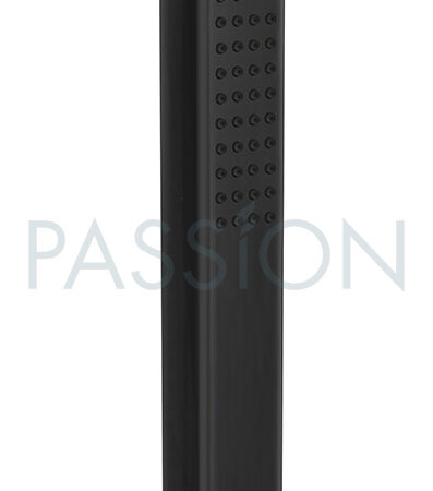 Regenwerk PASSION Stabhandbr., softed. Messing mit Antikalknoppen,schwarz