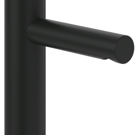 Villeroy & Boch Einhebel-Waschtischarmatur Loop & Friends TVW106102153, 45 x 166 x 149 mm mit Zugstangen- Ablaufgarnitur, Matt Black