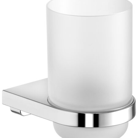 Keuco Passion Glashalter komplett, Kristallglas matt, chrom